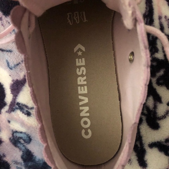 Pink Suede Converse Size 7 NIB - Picture 8 of 9